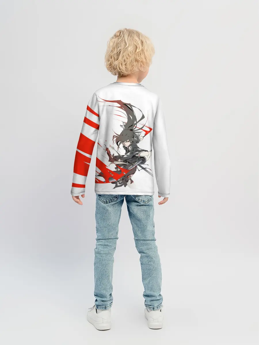 Детский лонгслив / ХЯККИМАРУ И ДЕМОНЫ | ДОРОРО