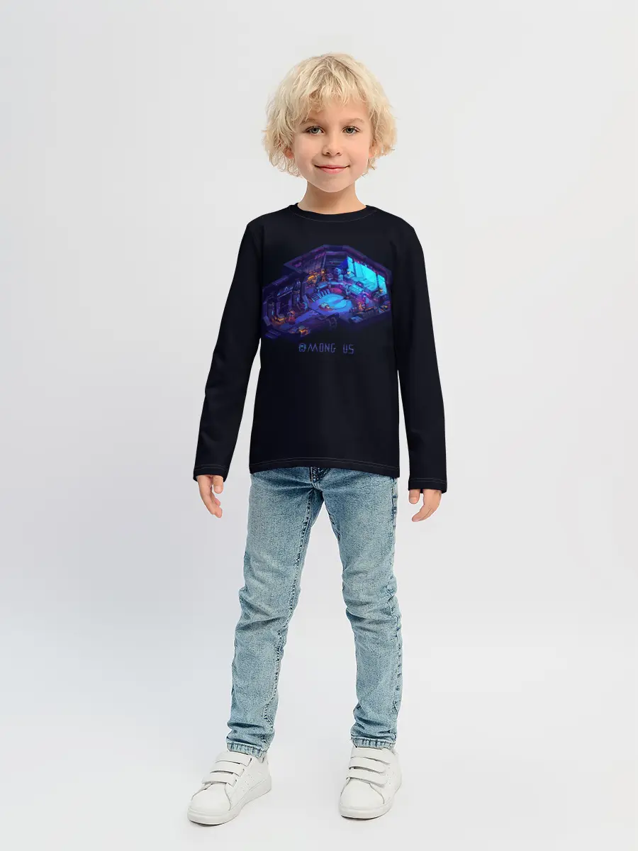 Детский лонгслив / Among Us