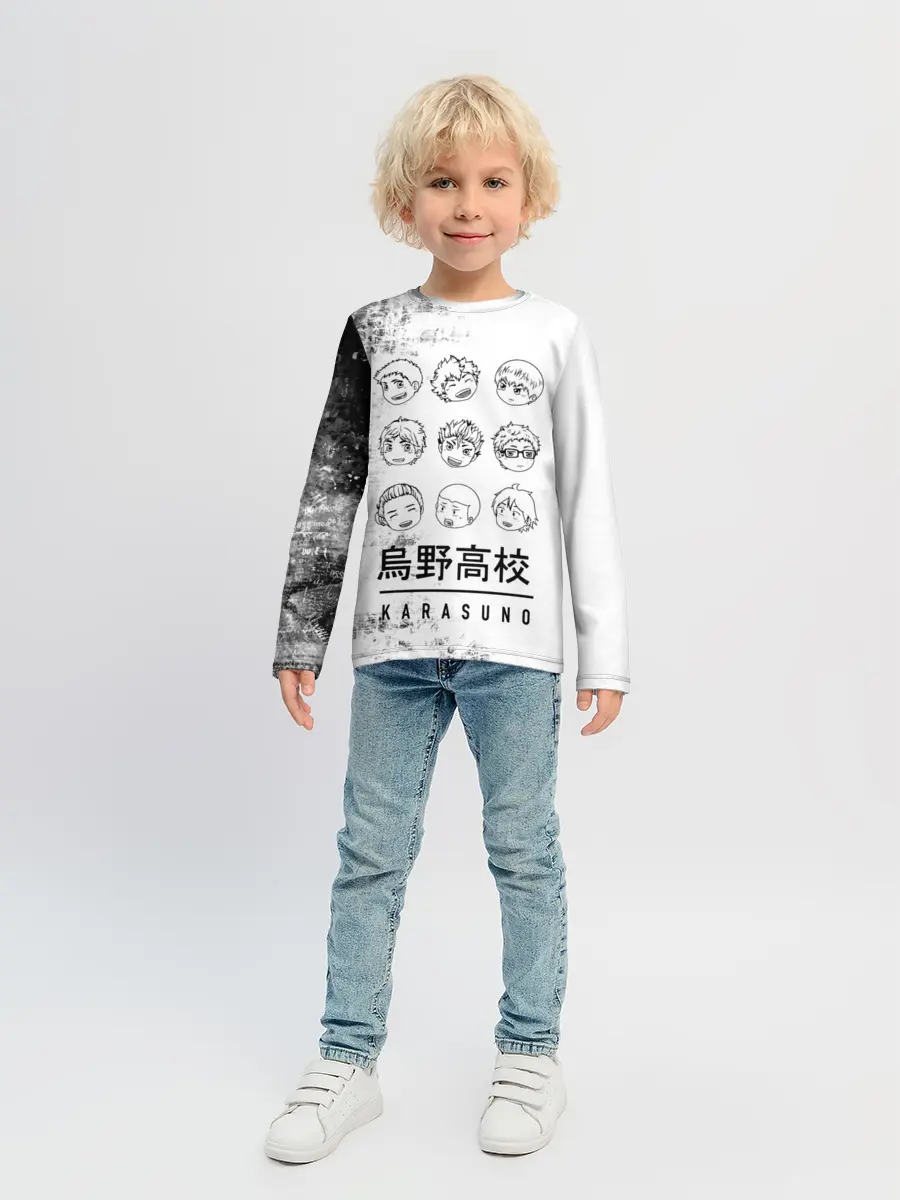 Детский лонгслив / Команда школы Карасуно | Haiky