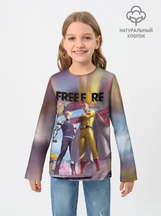 Детский лонгслив / FREEFIRE | САЙТАМА