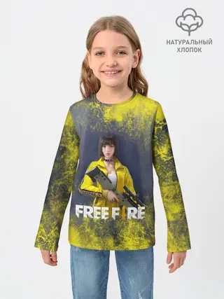 Детский лонгслив / GARENA FREEFIRE | БАТЛГРАУНД