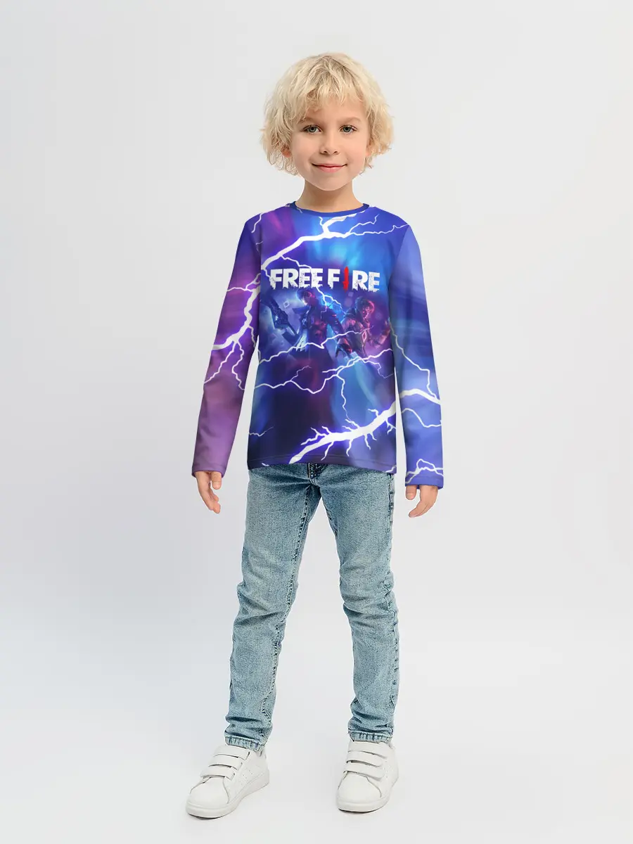 Детский лонгслив / FREEFIRE | КОРОЛЕВСКАЯ БИТВА