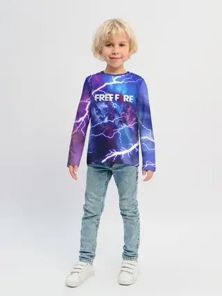 Детский лонгслив / FREEFIRE | КОРОЛЕВСКАЯ БИТВА