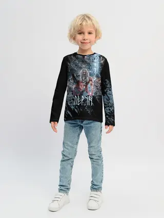Детский лонгслив / Перун