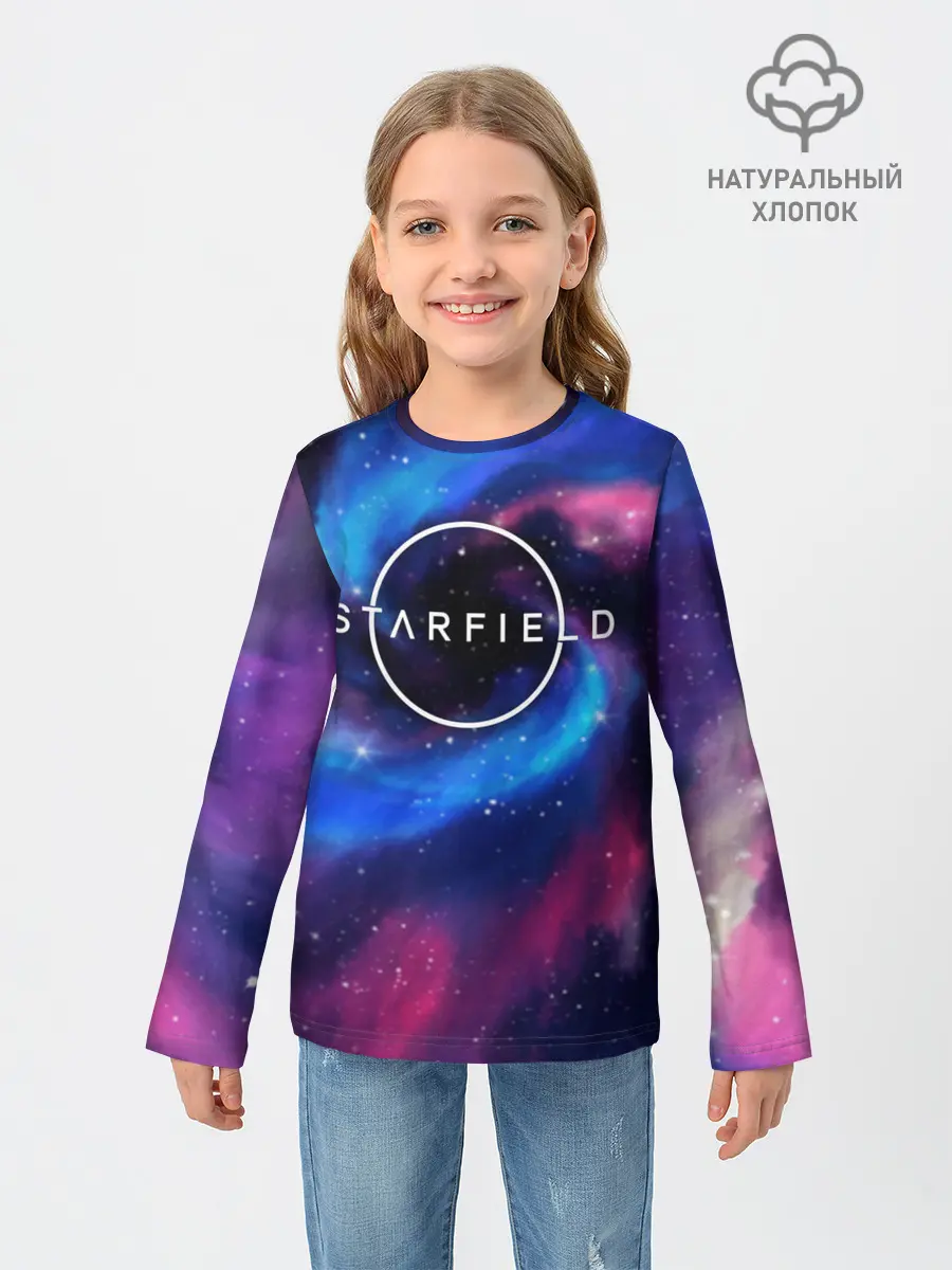 Детский лонгслив / Starfield / Старфилд