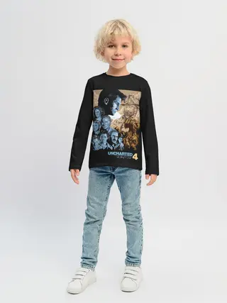 Детский лонгслив / Команда Анчартед