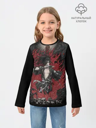 Детский лонгслив / ХЯККИМАРУ В ОГНЕ | ДОРОРО