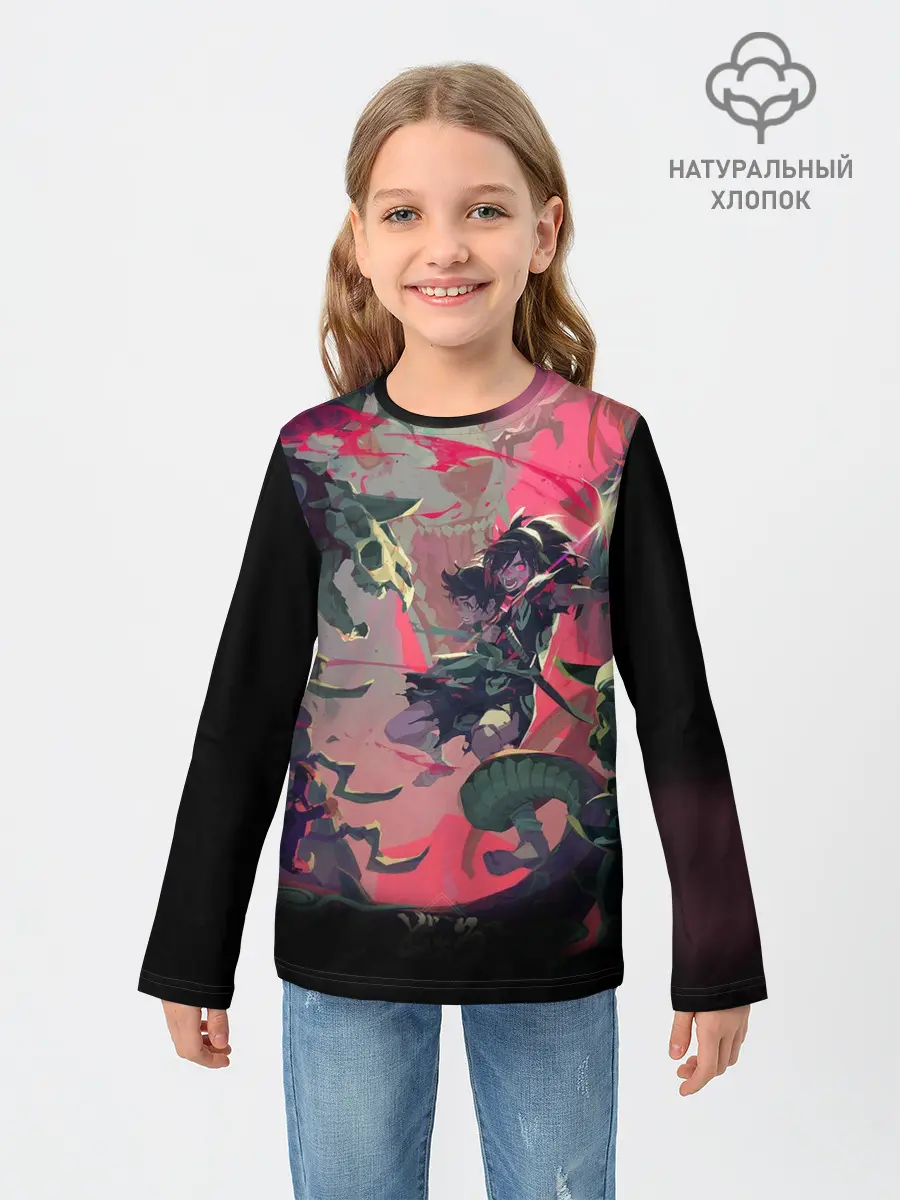 Детский лонгслив / СРАЖЕНИЕ С ДЕМОНАМИ | ДОРОРО