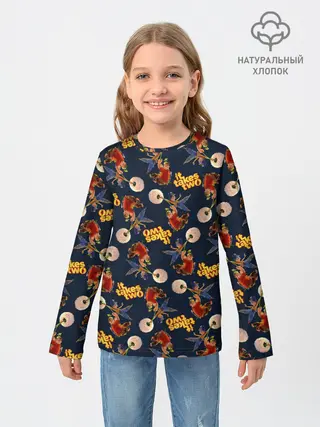 Детский лонгслив / It Takes Two pattern