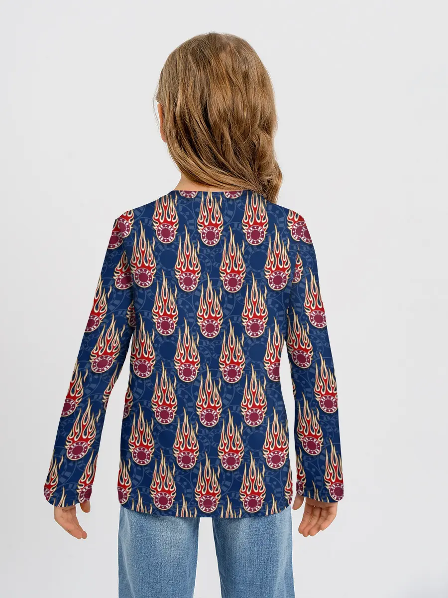 Детский лонгслив / Poker