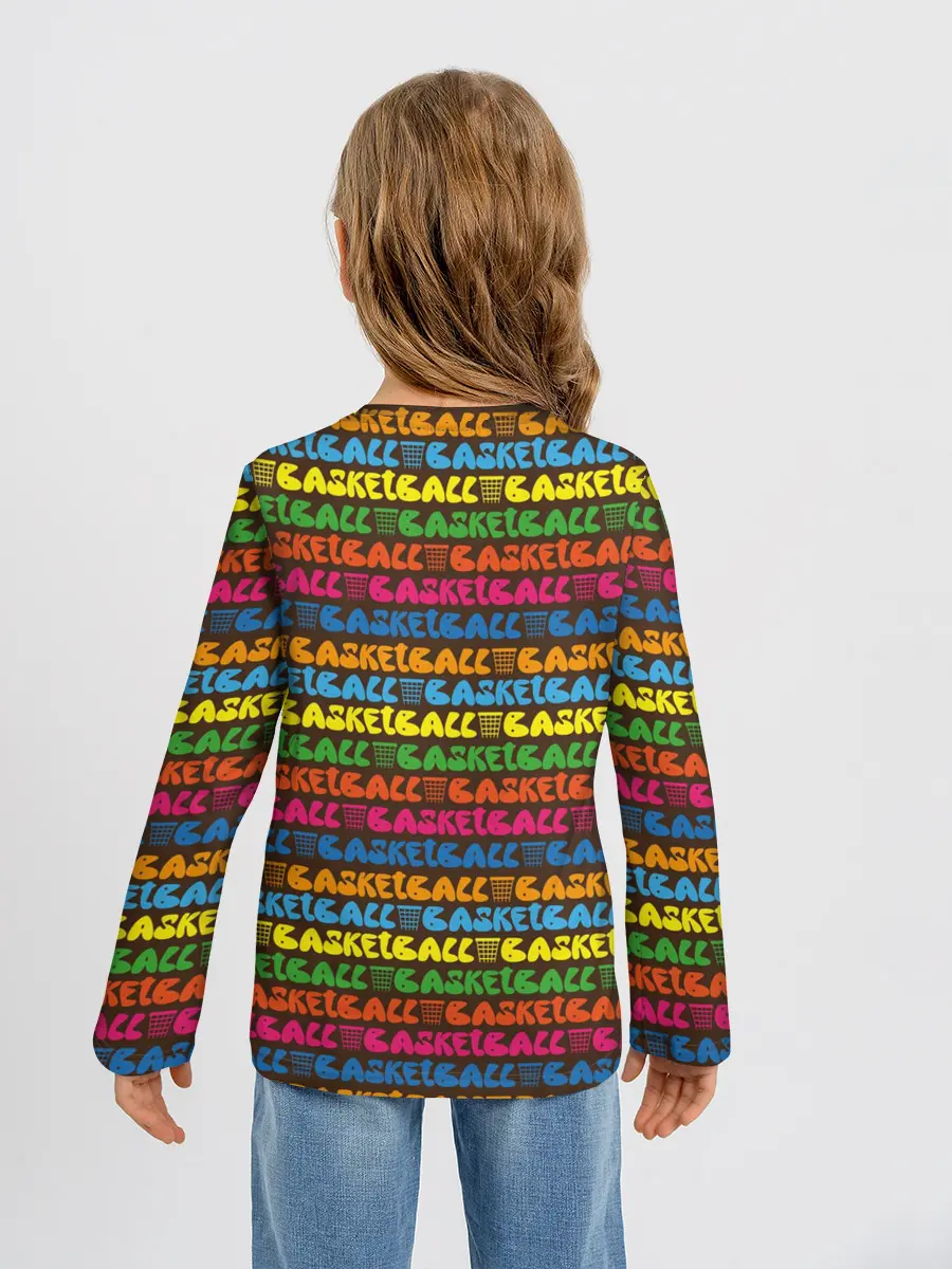 Детский лонгслив / Basketball