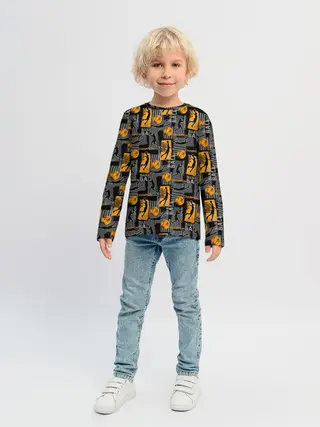 Детский лонгслив / Basketball