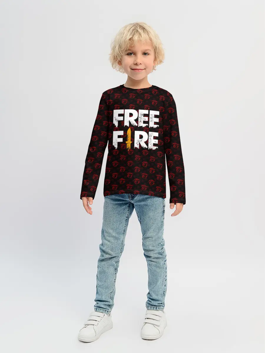 Детский лонгслив / FREEFIRE | PATTERN GARENA