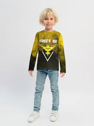 Детский лонгслив / FREEFIRE | YELLOW SMOKE