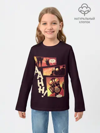 Детский лонгслив / Пиро за работой