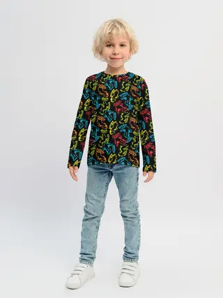 Детский лонгслив / Скейтборд