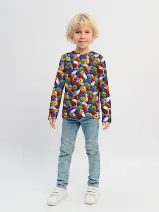 Детский лонгслив / Боулинг