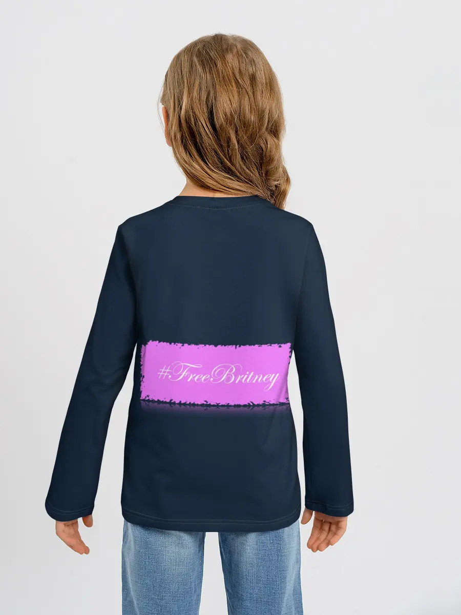 Детский лонгслив / Free Britney. Свободу Бритни!
