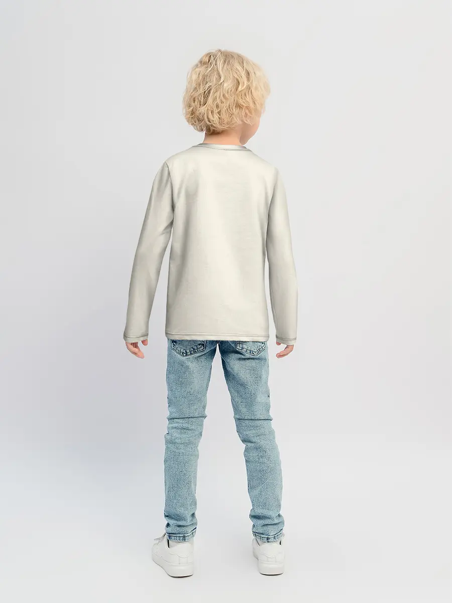 Детский лонгслив / Джоэл и Элли в поле