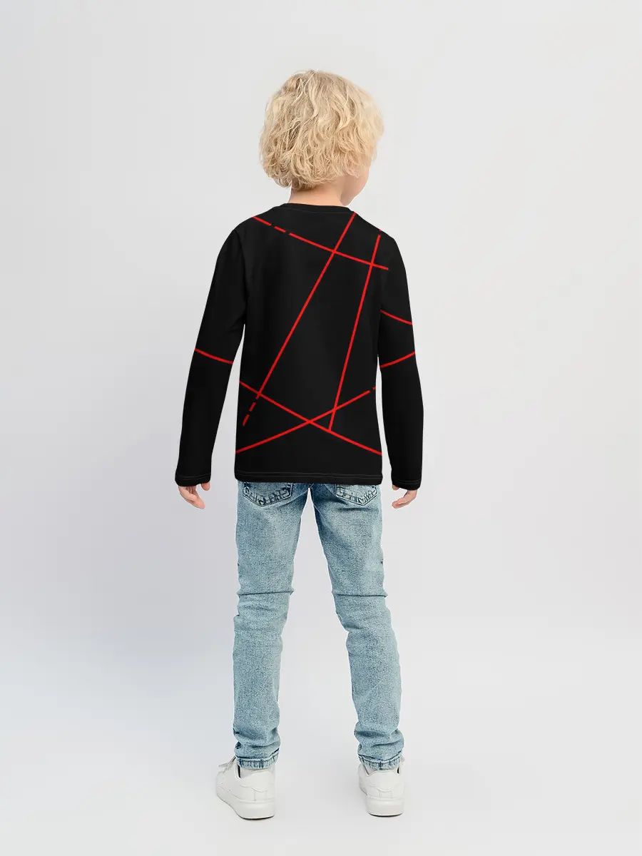 Детский лонгслив / Старшая Некома кот | Haikyuu!!