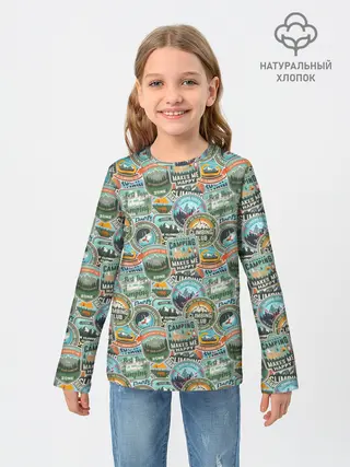 Детский лонгслив / Альпинизм