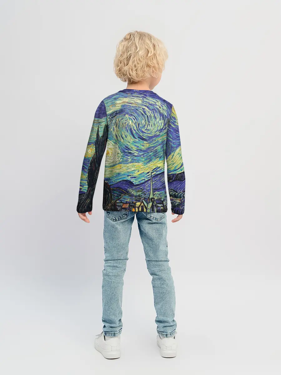 Детский лонгслив / Ван Гог - Deal with it