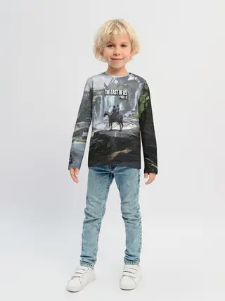 Детский лонгслив / Элли и Дина