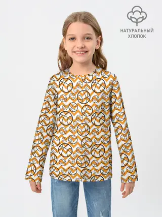 Детский лонгслив / Баскетбол