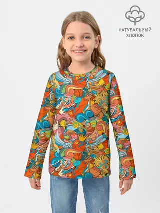 Детский лонгслив / Basketball