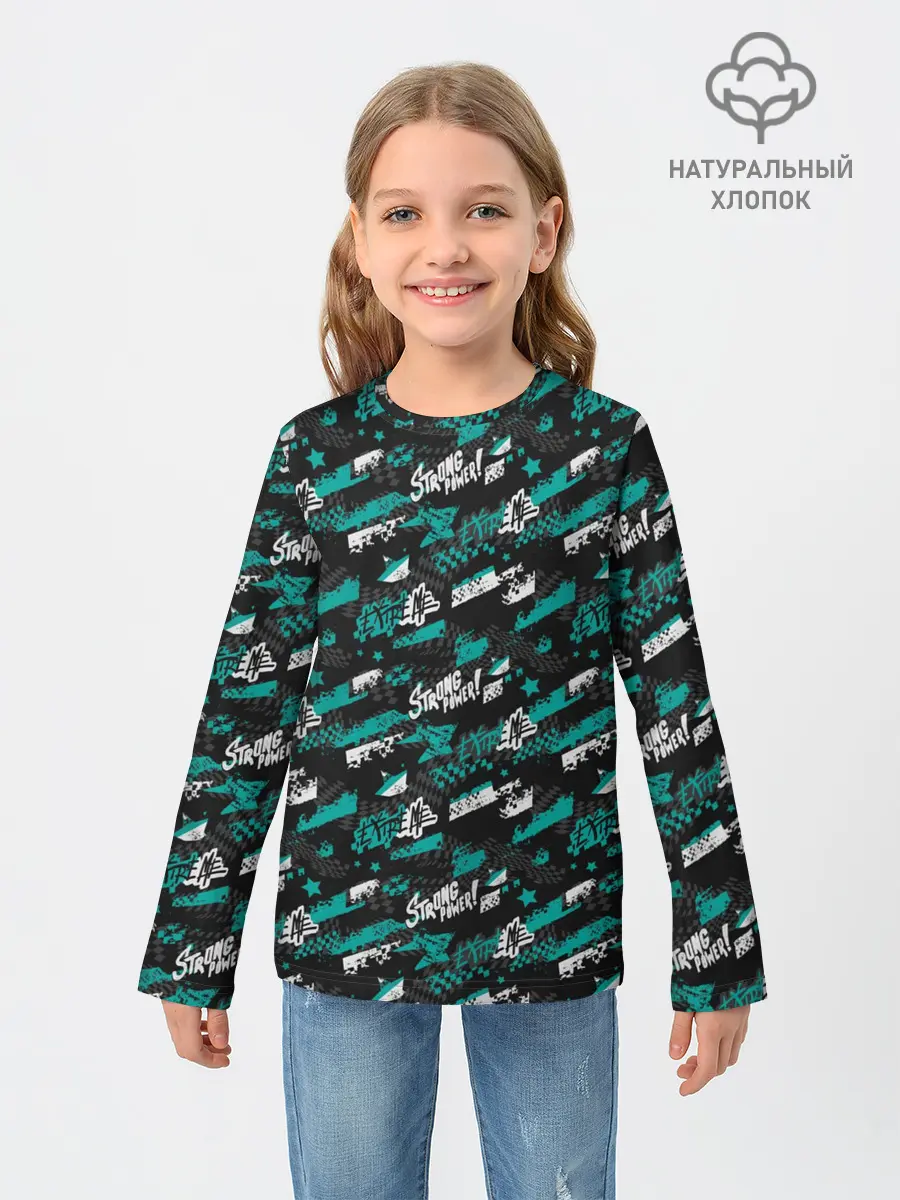 Детский лонгслив / Strong Power