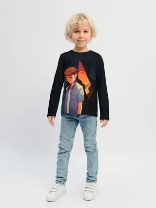 Детский лонгслив / Анимационные Элли и Джоел