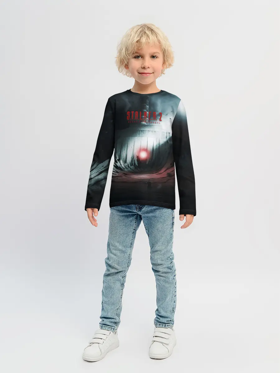 Детский лонгслив / Сердце Чернобыля