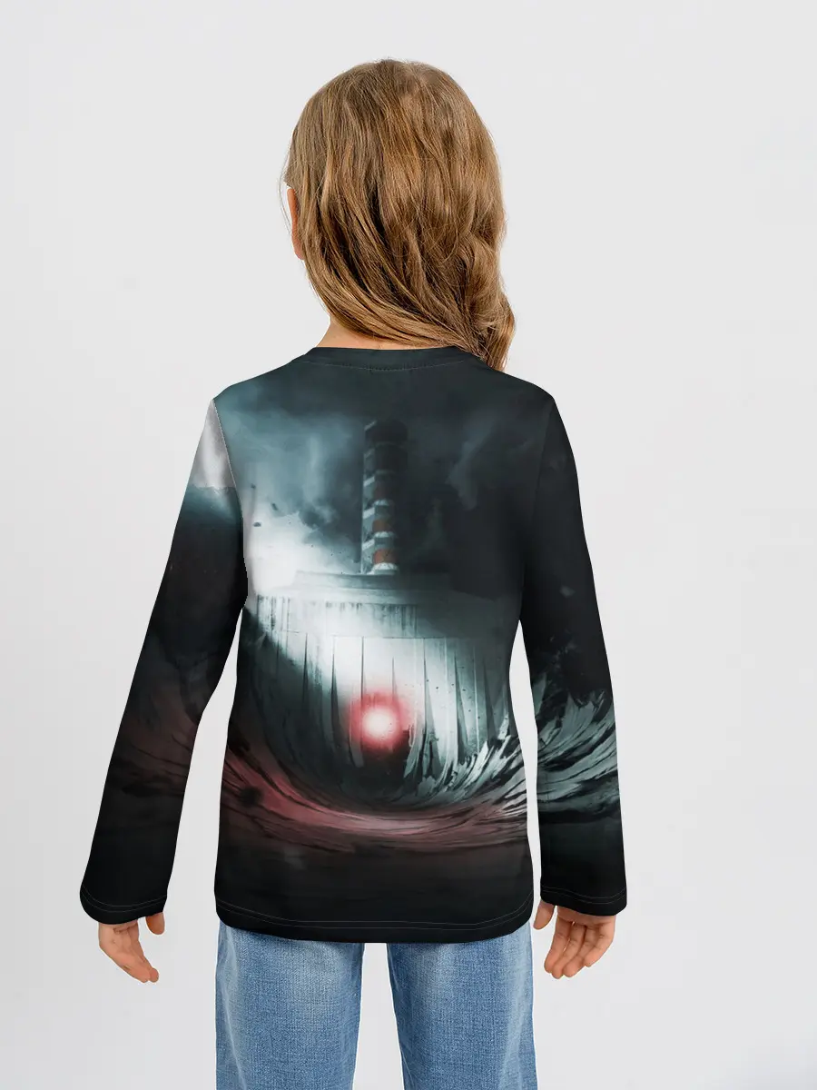 Детский лонгслив / Сердце Чернобыля