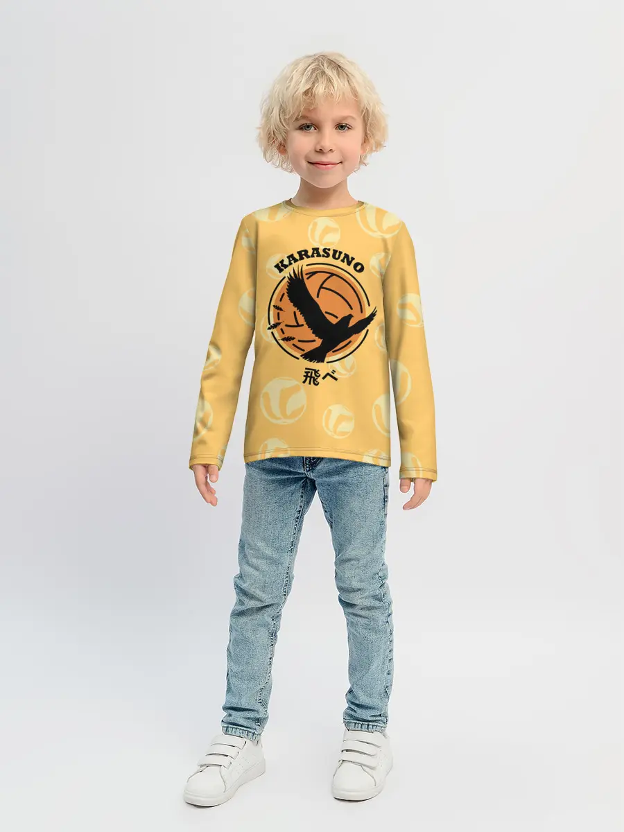 Детский лонгслив / Старшая школа Карасуно Haikyu!