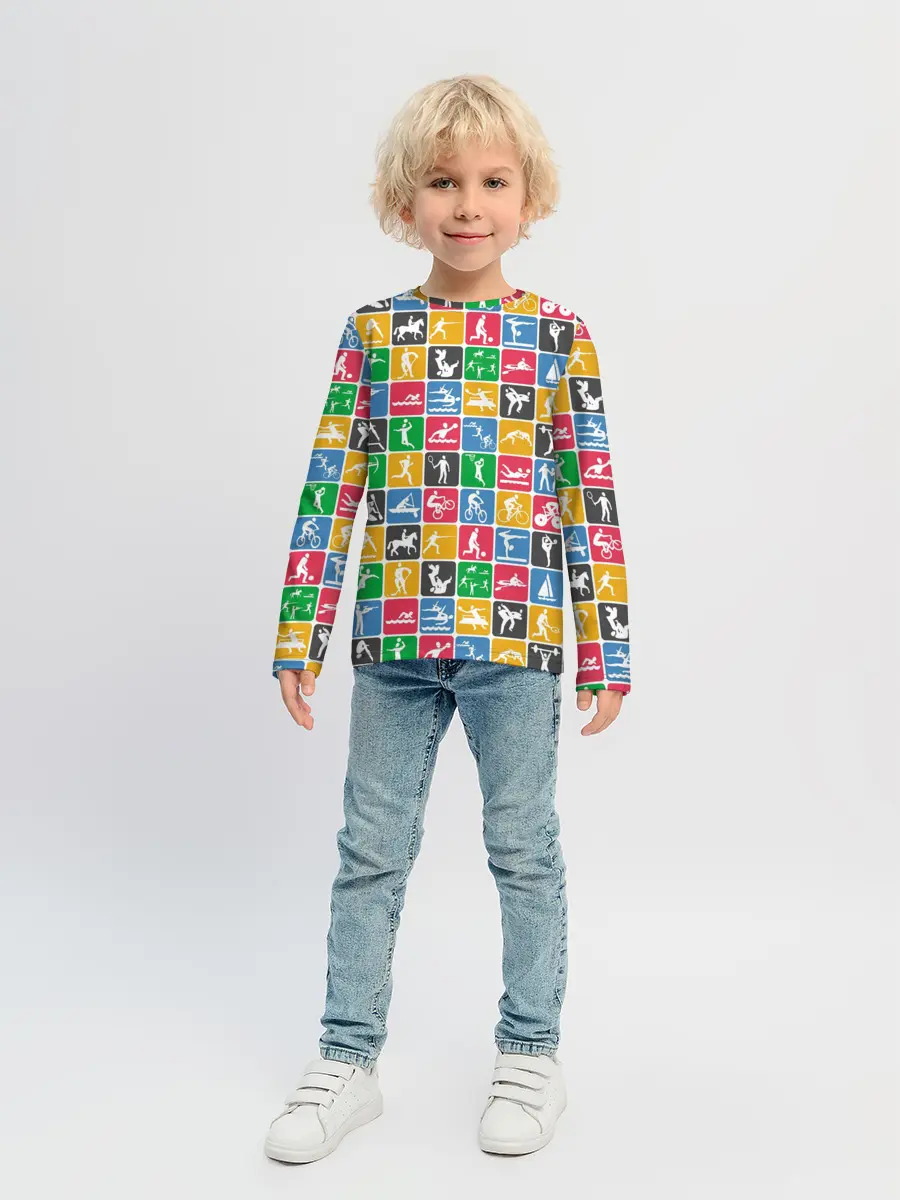Детский лонгслив / СПОРТ