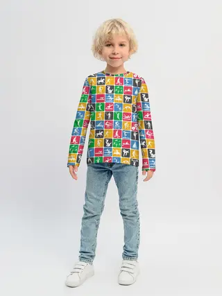 Детский лонгслив / СПОРТ