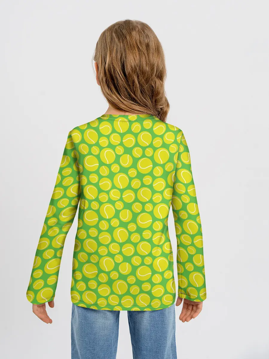 Детский лонгслив / Теннисные Мячики