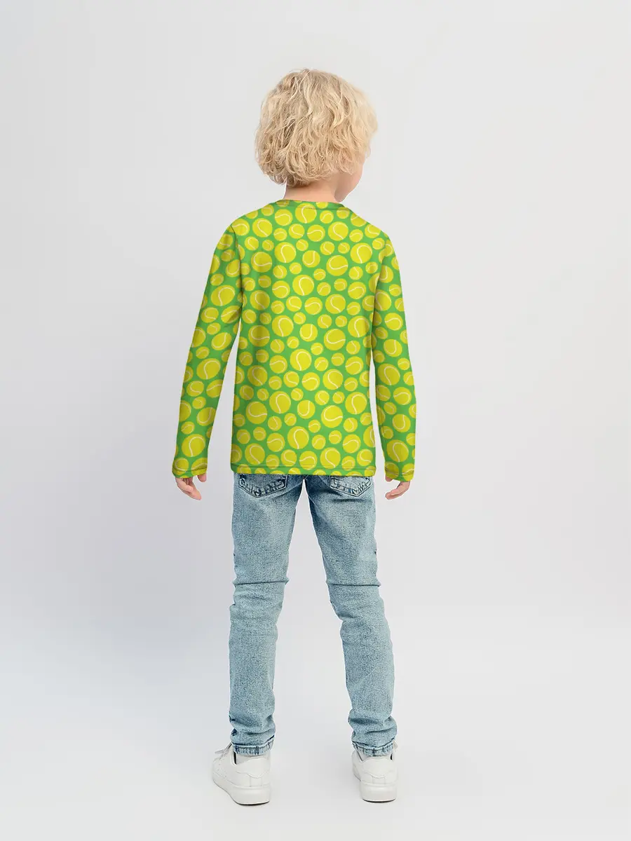 Детский лонгслив / Теннисные Мячики