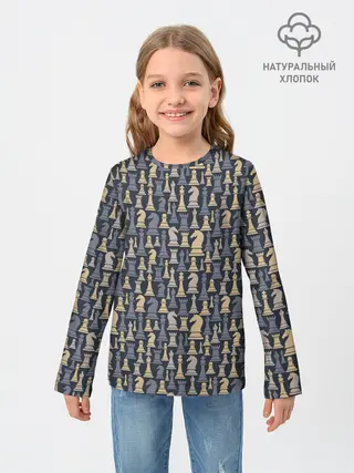 Детский лонгслив / Шахматист