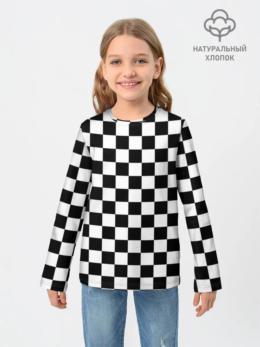 Детский лонгслив / Шахматист