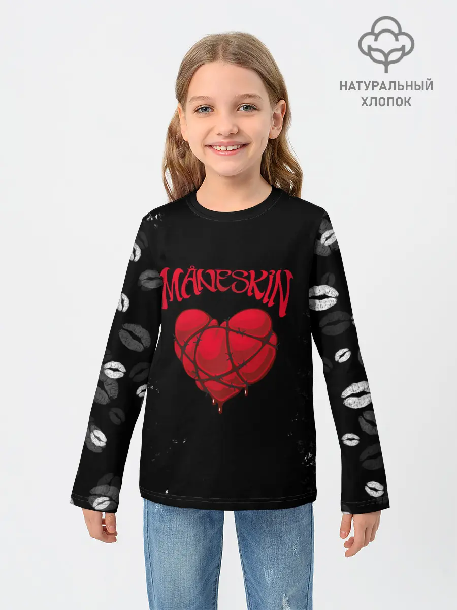 Детский лонгслив / Maneskin | Монэскин