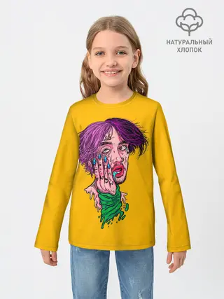 Детский лонгслив / Плавленый Лил Пип