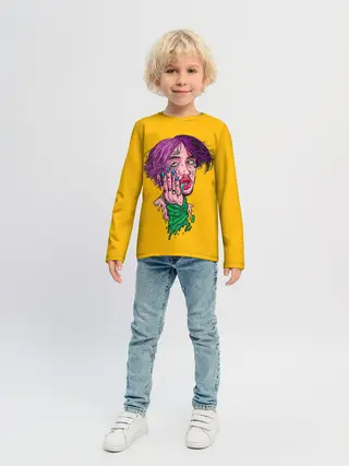 Детский лонгслив / Плавленый Лил Пип