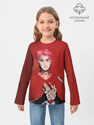 Детский лонгслив / Red Lil Peep