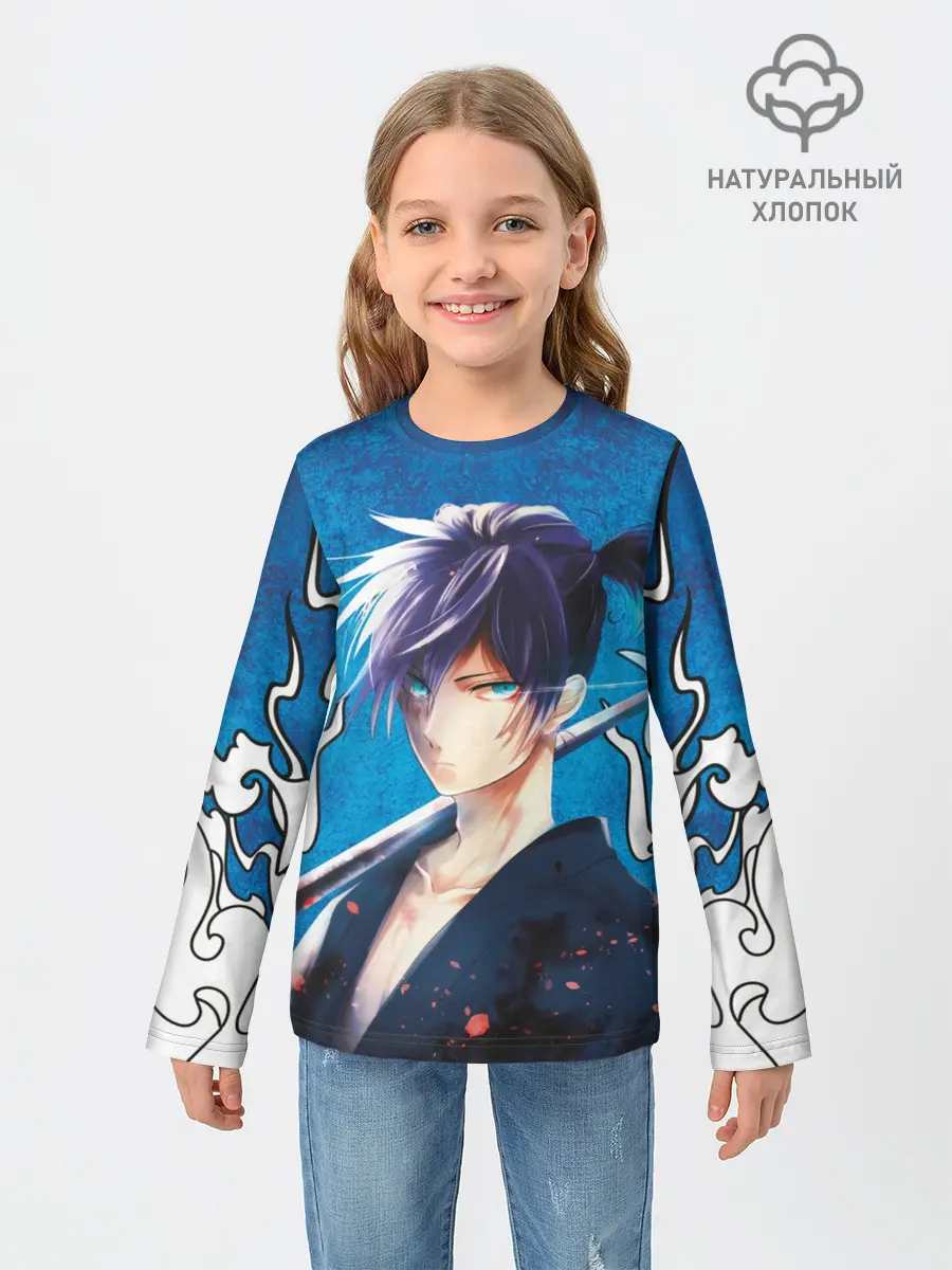 Детский лонгслив / Бездомый Бог Ятогами