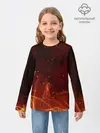 Детский лонгслив / ПЛАМЯ 3D