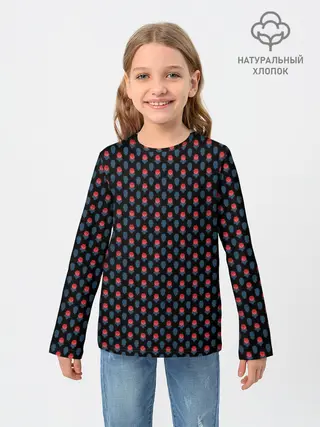 Детский лонгслив / Скандинавские орнаменты