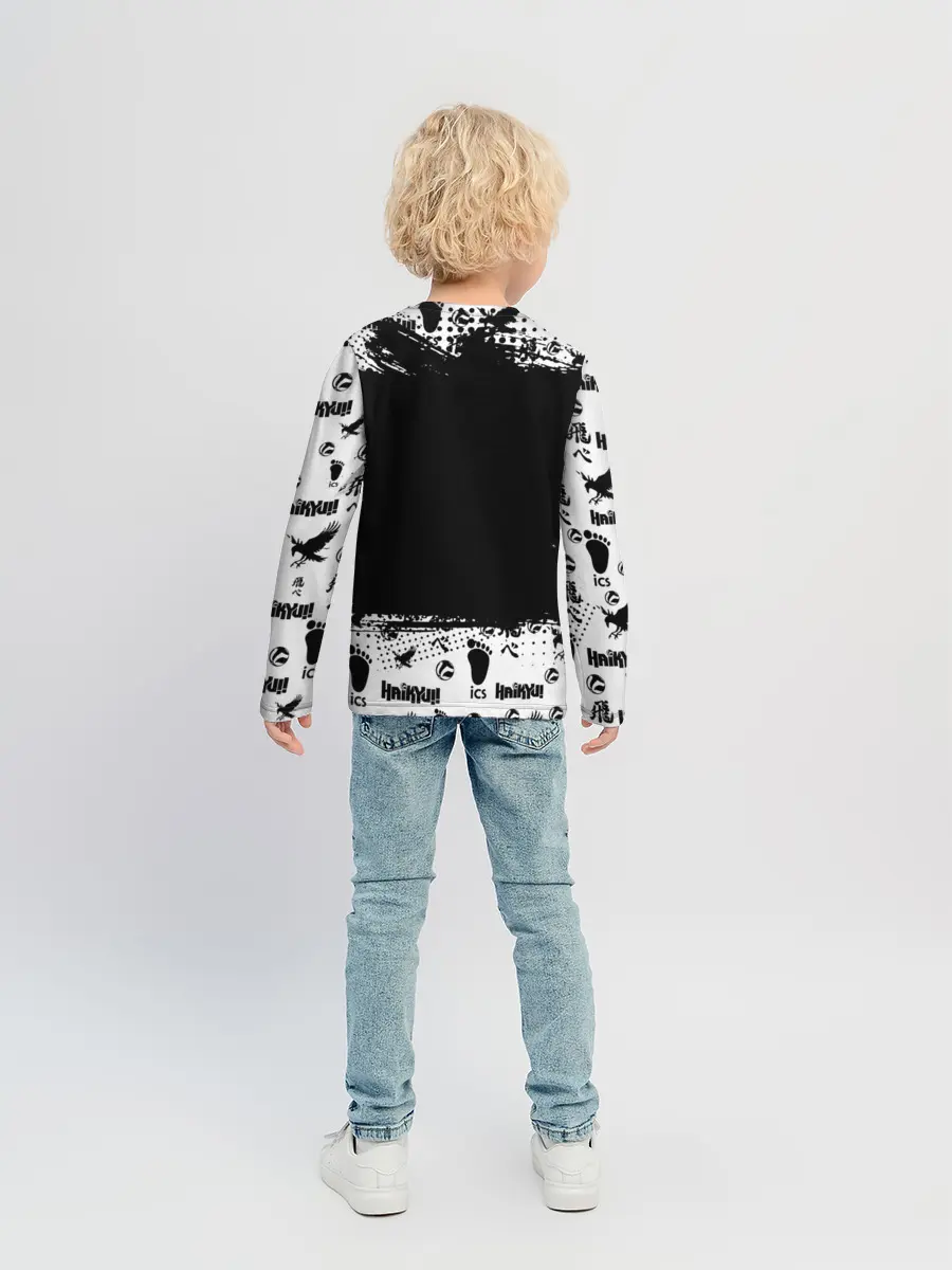 Детский лонгслив / Старшая школа Карасуно