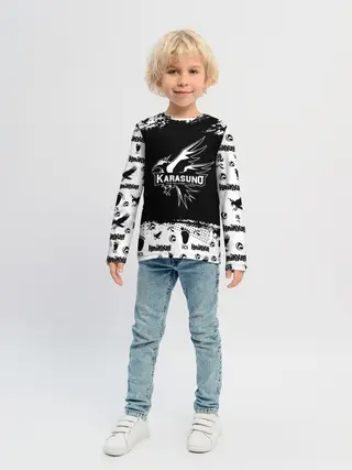 Детский лонгслив / Старшая школа Карасуно
