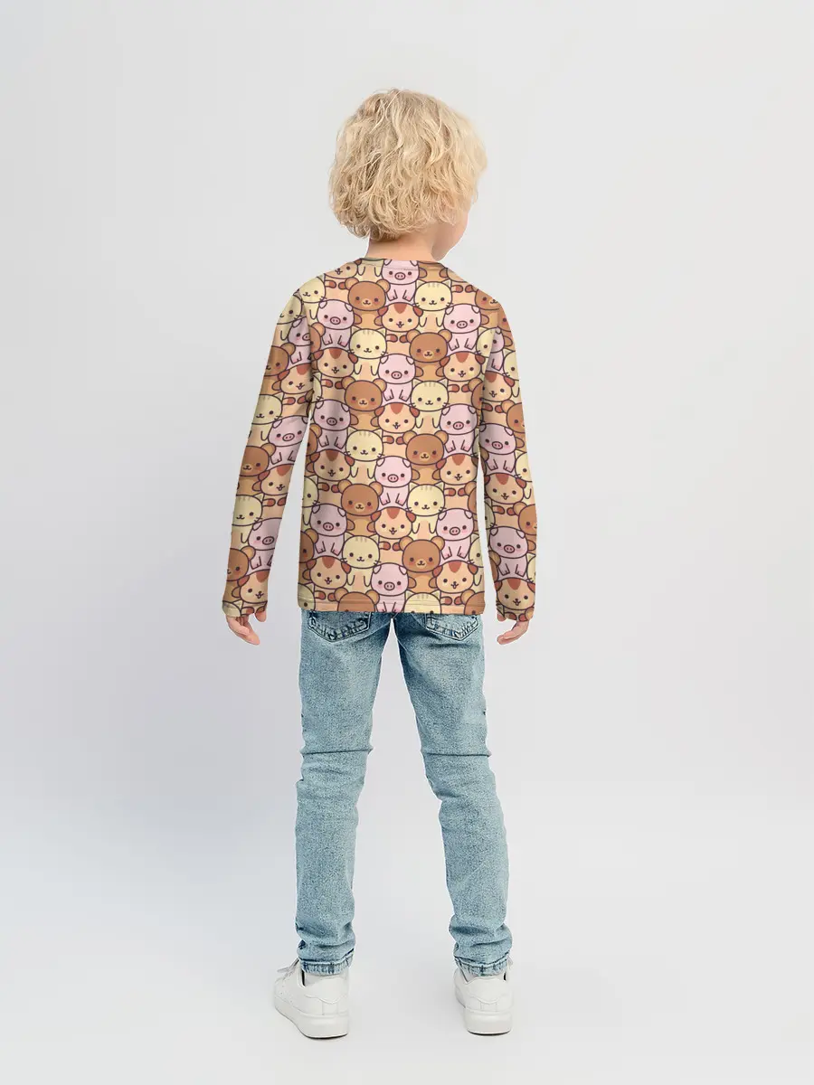 Детский лонгслив / Animals